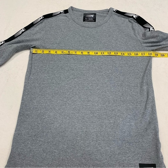 EU American Eagle Men's Flex Long Sleeved Logo Tee - Picture 9 of 10